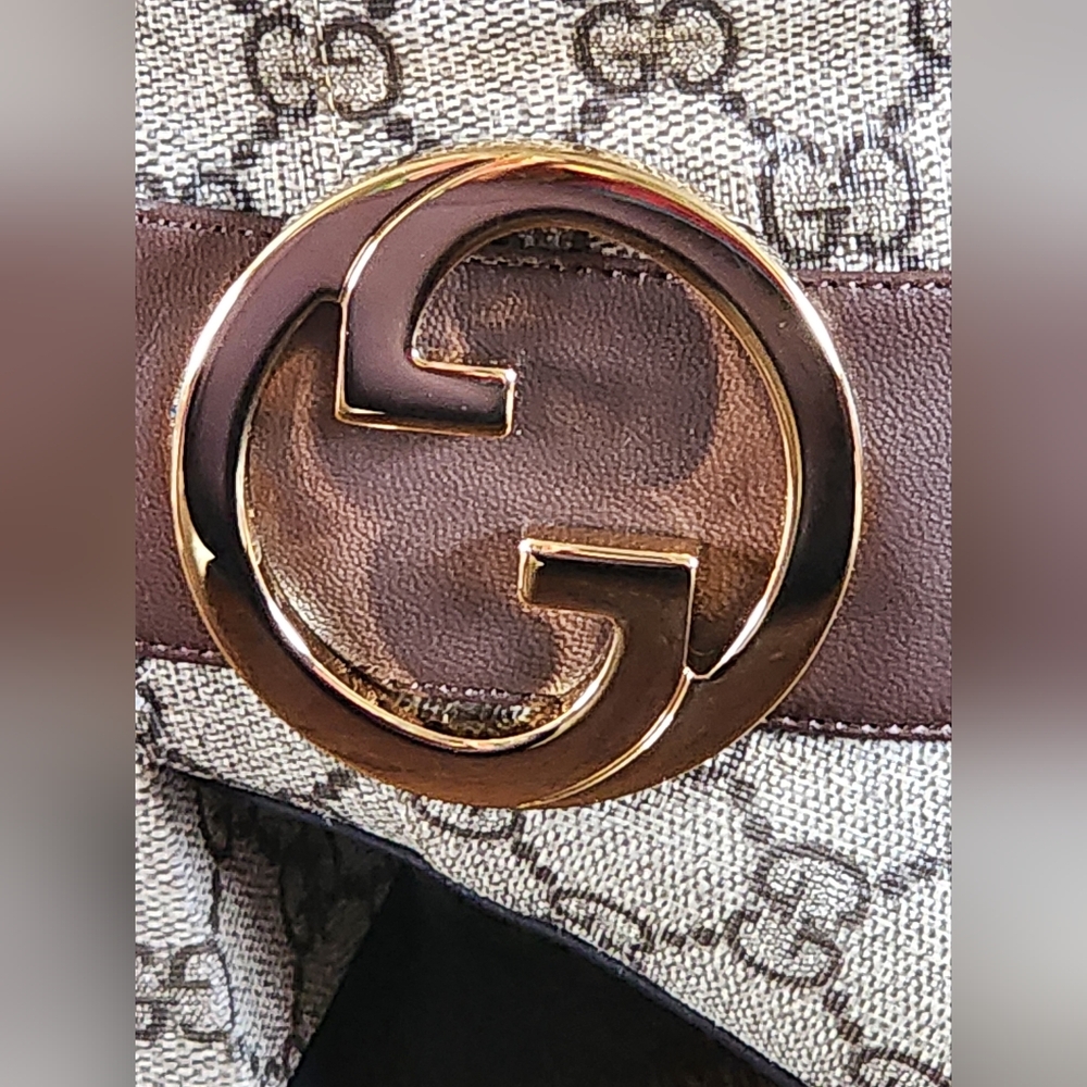$1320 Brand New Authentic Gucci Women's BlondieBooties Canvas GG EU 35.5 US 5.5 - Picture 4 of 13